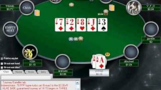 How To Win At Poker Watch me turn 30 cent into $$$$ Part. 1