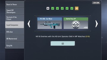 Kill 10 Enemies with the K9 Unit Operator Skill in MP Matches (0/10)