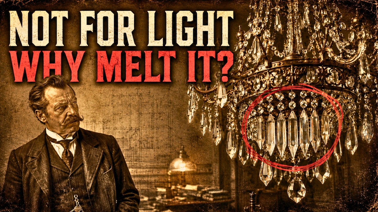 Old World Chandeliers Weren't Built For Light — The Dark Reason They Melted Down the Crystal