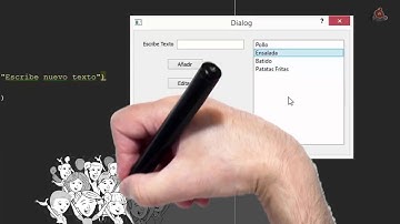 17.- Curso de Python gráfico con PyQT. Listas e items de lista.