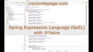 Spring Expression Language (SpEL) with @Value