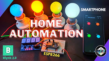 ESP8266 Home Automation with new Blynk 2.0 | ESP8266 IOT projects