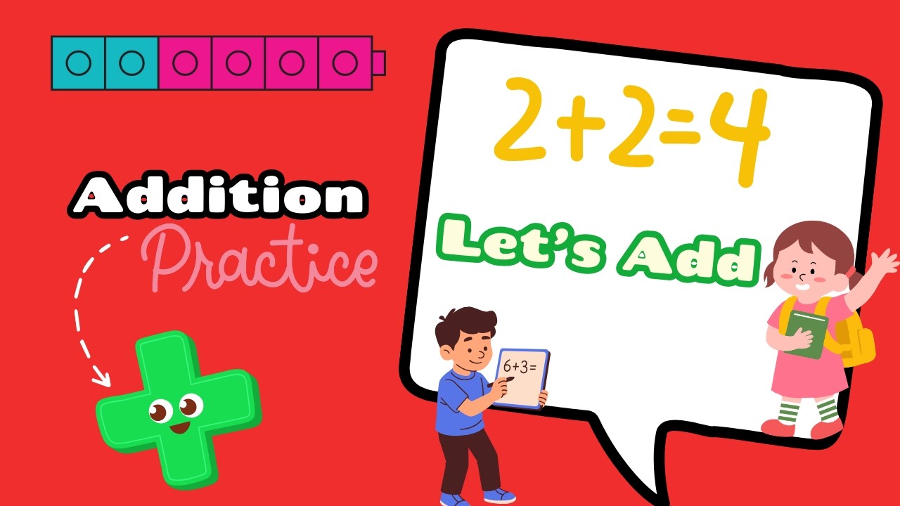Simple Addition Practice with Counters | Addition For Kids | KSparks Learning Space
