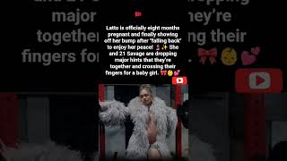 LATTO &amp; 21 SAVAGE REVEAL! 🤰✨#Latto #21Savage #BabyReveal #Shorts #Trending