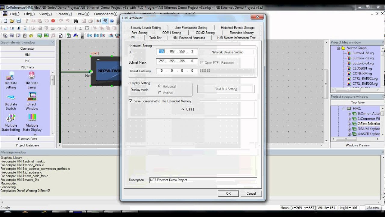 supervisorio NB-Designer Fast Select