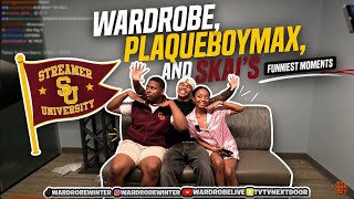 WARDROBE, PLAQUEBOYMAX, AND SKAI JACKSON’S BEST FUNNIEST MOMENTS | STREAMER UNIVERSITY 