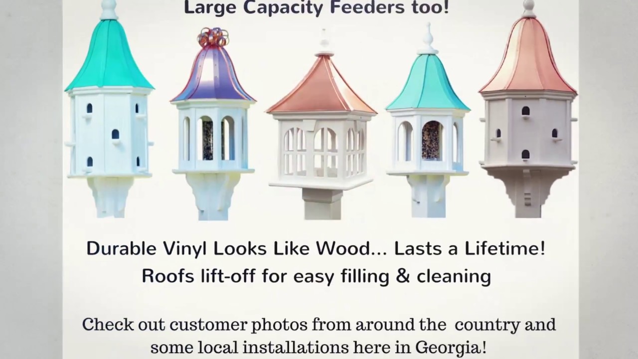 TheBirdHouseChick Copper/Vinyl Birdhouse-Bird Feeder Samples