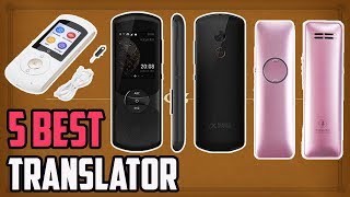 5 Best Translator