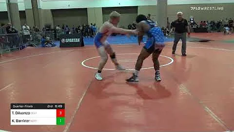 195 Lbs Quarterfinal - Thomas DAvanzo, Central Flo...