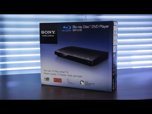 Sony BDP-S185 Blue-Ray Disc Player Unboxing - YouTube