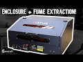 SOLID METAL Enclosure & Fume Extraction...Ortur Laser Master 2 Pro