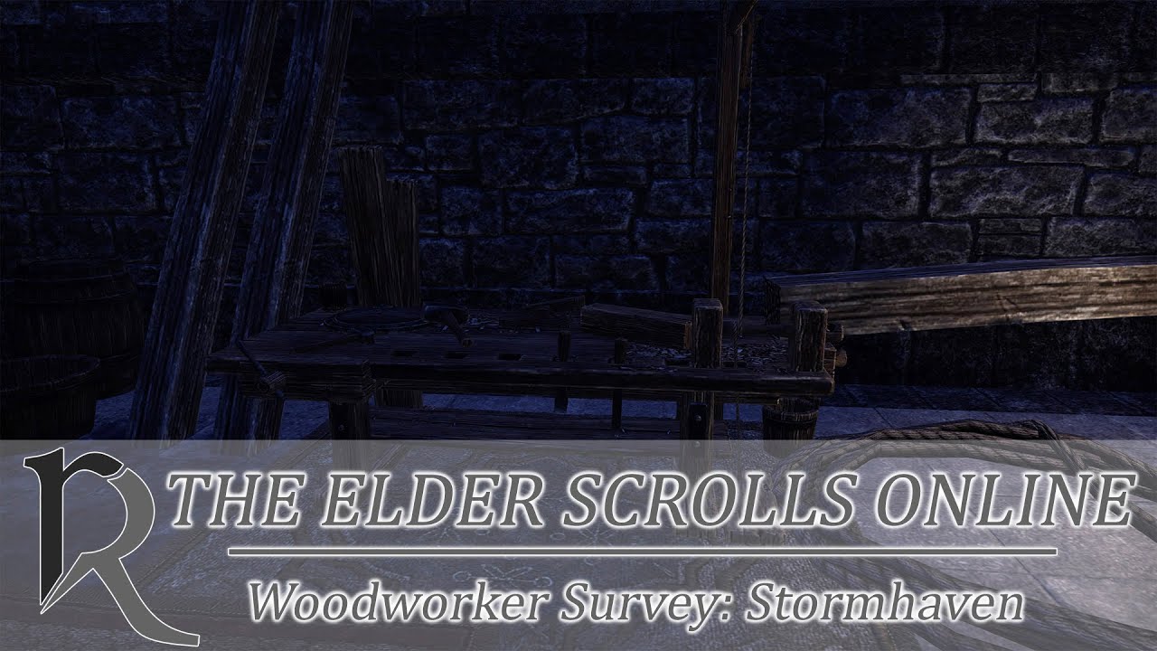ESO Woodworker Survey Stormhaven YouTube