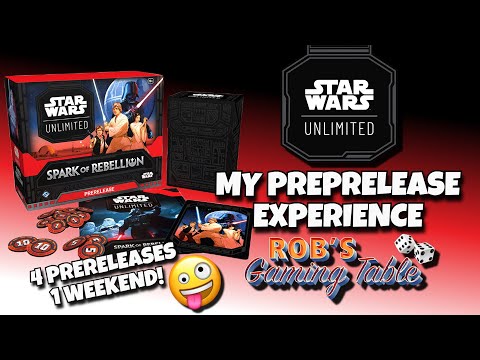 My Star War Unlimited Prerelease Experience and Pulls