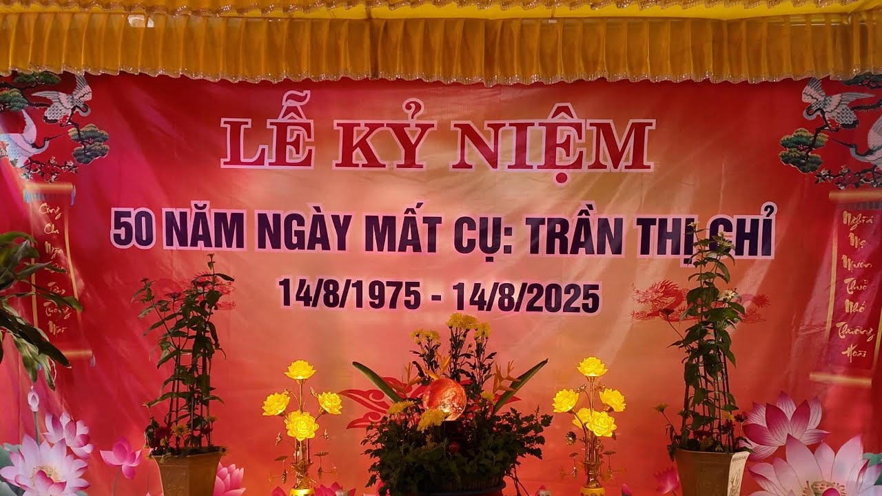 Video kỷ niệm 50 năm ngày mất cụ Trần Thị Chỉ 1975 - 2025 tại Hồng An Thái Bình