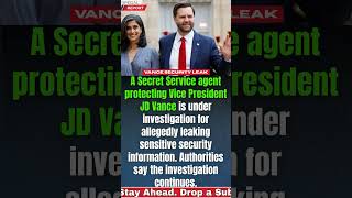 Secret Service Agent Probed Over Vance Leak