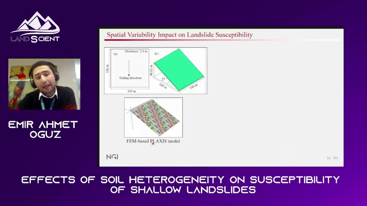 Emir Ahmet Oguz - Effects of soil heterogeneity on susceptibility of shallow landslides