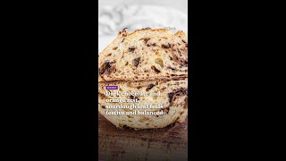 Dark chocolate and orange zest sourdough loaf feels festive and balanced