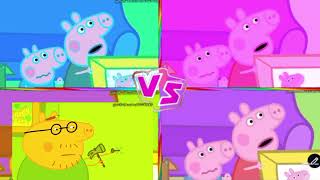 Peppa pig exe  vs Minecraft vs Sonic vs McQueen coffin dance cover song . Mix-tiles hop EDM Rush