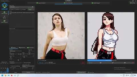 Amuse Stable Diffusion - Advanced Mode Video To Video