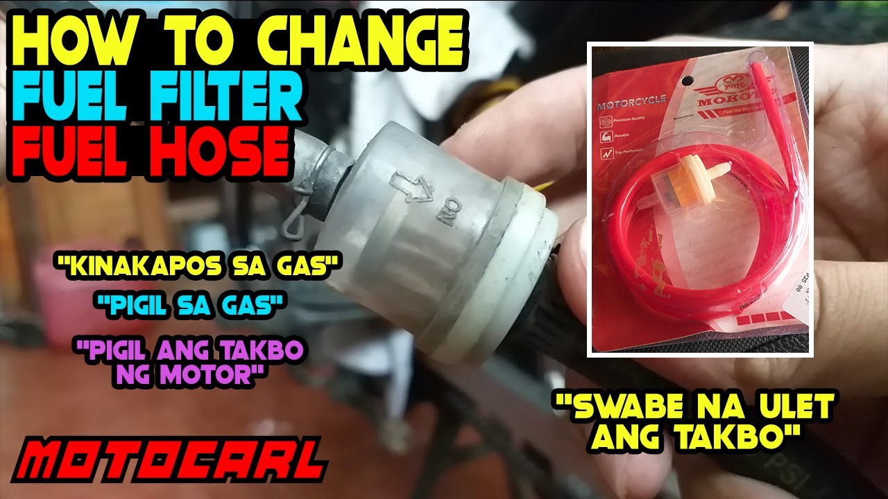 How to change fuel hose and fuel filter Honda XRM125 YouTube