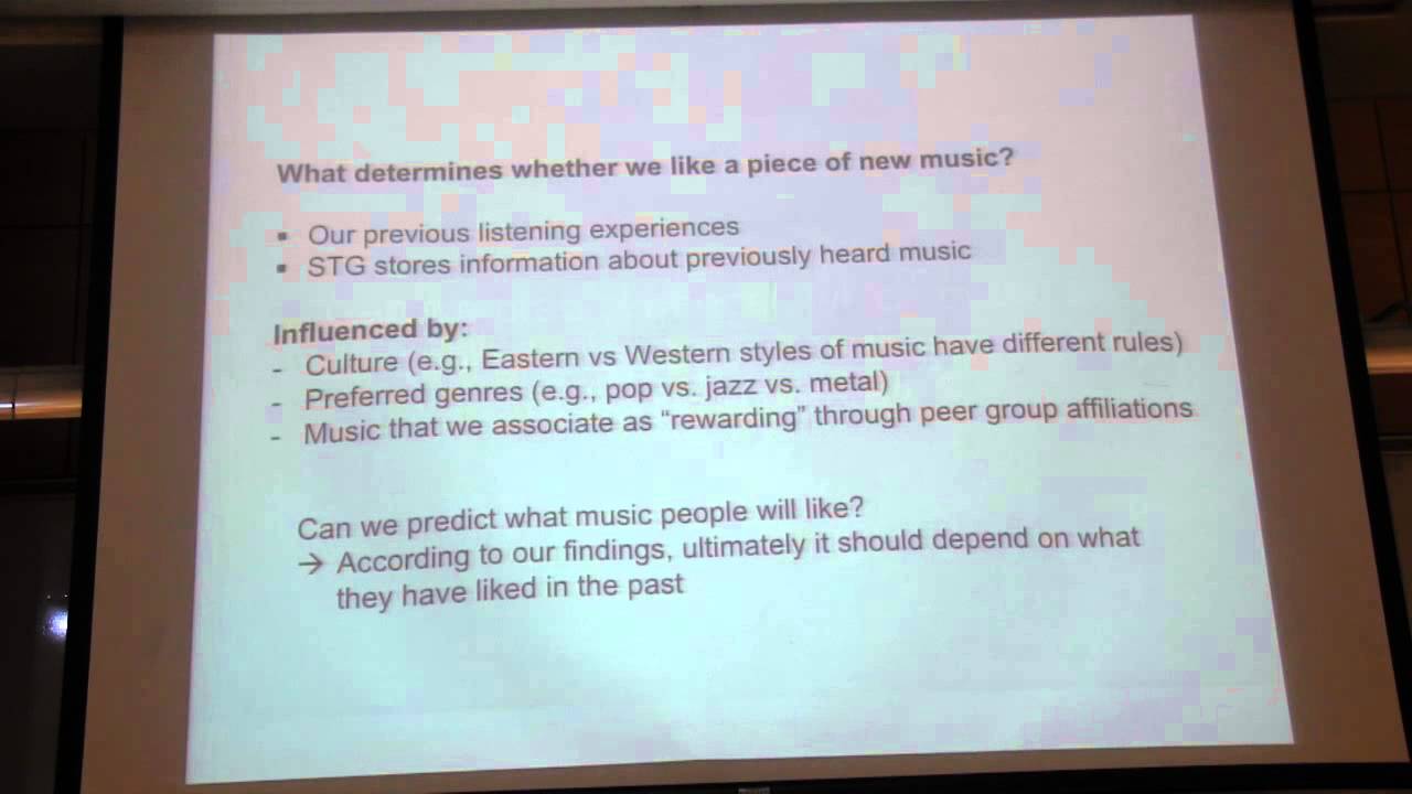 CogMIR 2013 - Valorie N. Salimpoor - How The Brain Processes New Music