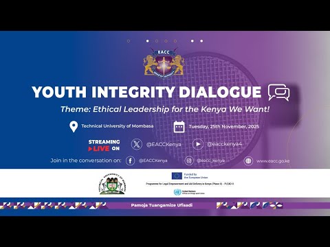 EACC - YOUTH INTEGRITY DIALOGUE  - TECHNICAL UNIVERSITY OF MOMBASA