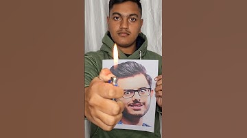 😎🔥 Carry Minati Sketch 🥰❤️ #shorts #carryminati #youtubeshorts  #viral #artistvinayjain