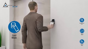 Architect® Blue access control readers, combining RFID and Bluetooth®