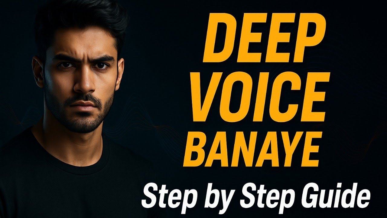 4 Easy Steps to Develop a DEEP VOICE Naturally