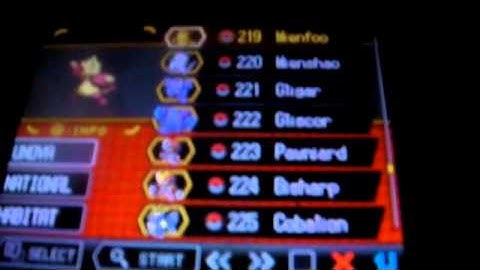 Shiny Mienfoo Fail (Pokémon Black 2)