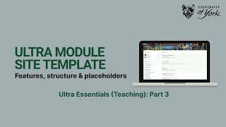Ultra module site template