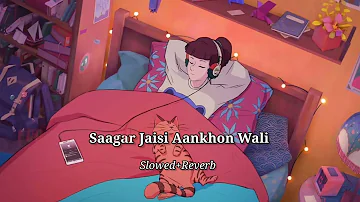 Saagar Jaisi Aankhon Wali (Slowed+Reverb) -  New Hindi Lofi Mix Cover 2023
