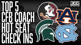 Top 5 Cfb Week 9 Hot Seat Check-Ins