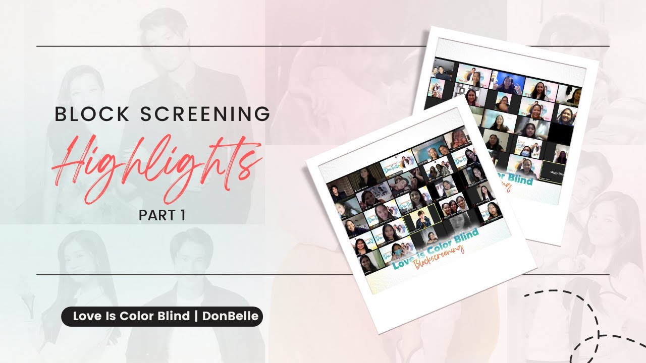 Block Screening Highlights Part 1 | DonBelle - Donny Pangilinan & Belle Mariano