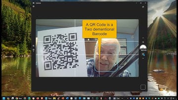 Using the Camera app in Windows 11 to scan QR Codes