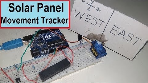 Solar Panel Movement Tracker Using Arduino & Servo Motor