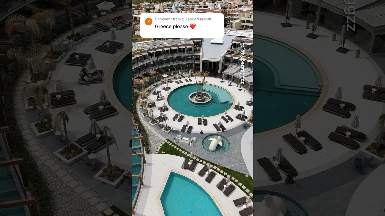 bucket list hotels in Greece be like 🇬🇷🤯 