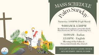 Palm Sunday Mass: March 29, 2026