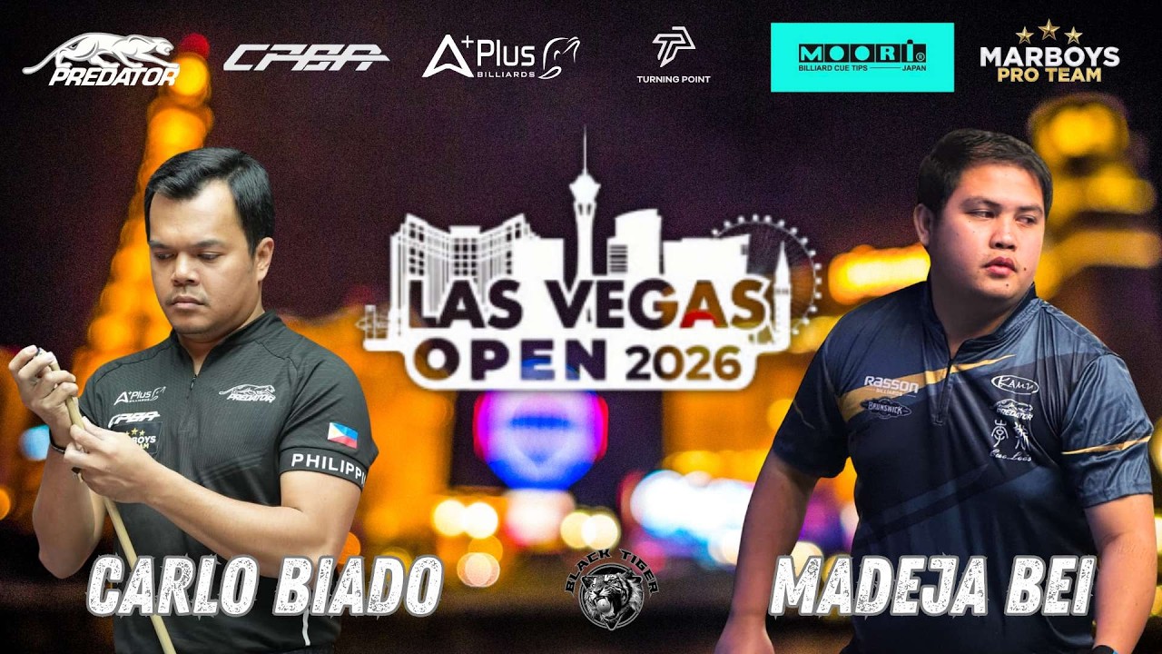 CARLO BIADO 🇵🇭VS 🇺🇸MADEJA BEI | ROUND 1 | LAS VEGAS OPEN