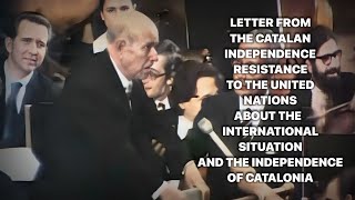 LETTER FROM THE RIC TO THE UNO ABOUT THE INTERNATIONAL SITUATION AND THE INDEPENDENCE OF CATALONIA