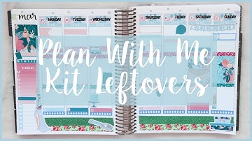 Plan With Me Weekly - Kit Leftovers! (Sped Up)