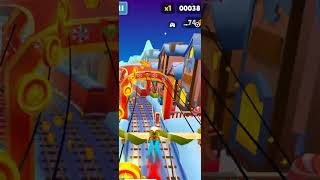 When the run is perfect but then... 😾🚂 | Subway Surfers Winter Special #shorts #short