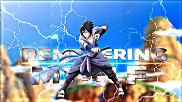 Naruto Badass Edit - Remembering Myself [Edit/AMV] ! free project File?