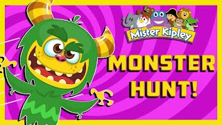 We're Going on a Monster Hunt - Movement Song with Actions, preschool, kindergarten, home school