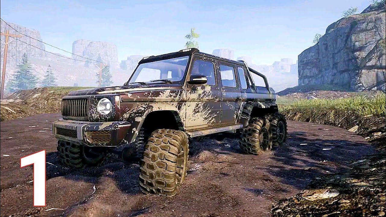 4x4 Offroad Jeep Driving Simulator 3D - Drive SUV Jeep Offroad Game - Android Gameplay #1