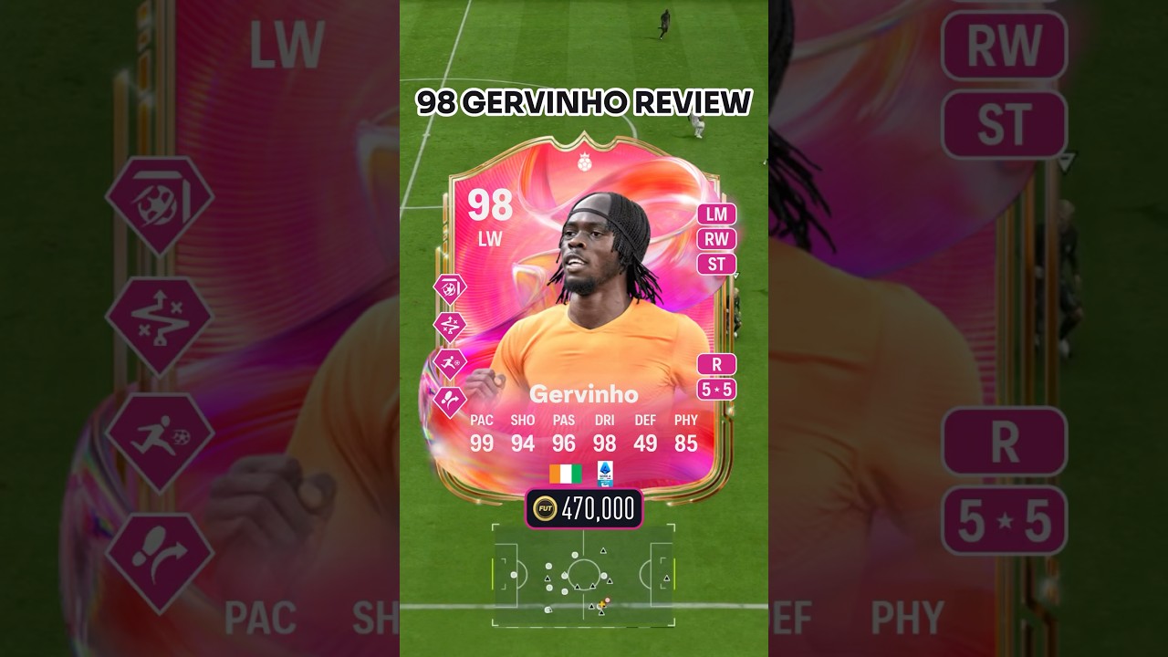 98 Futties Hero Gervinho Review 🇨🇮💗 Is This RAPID Winger Worth Buying in FC25? 