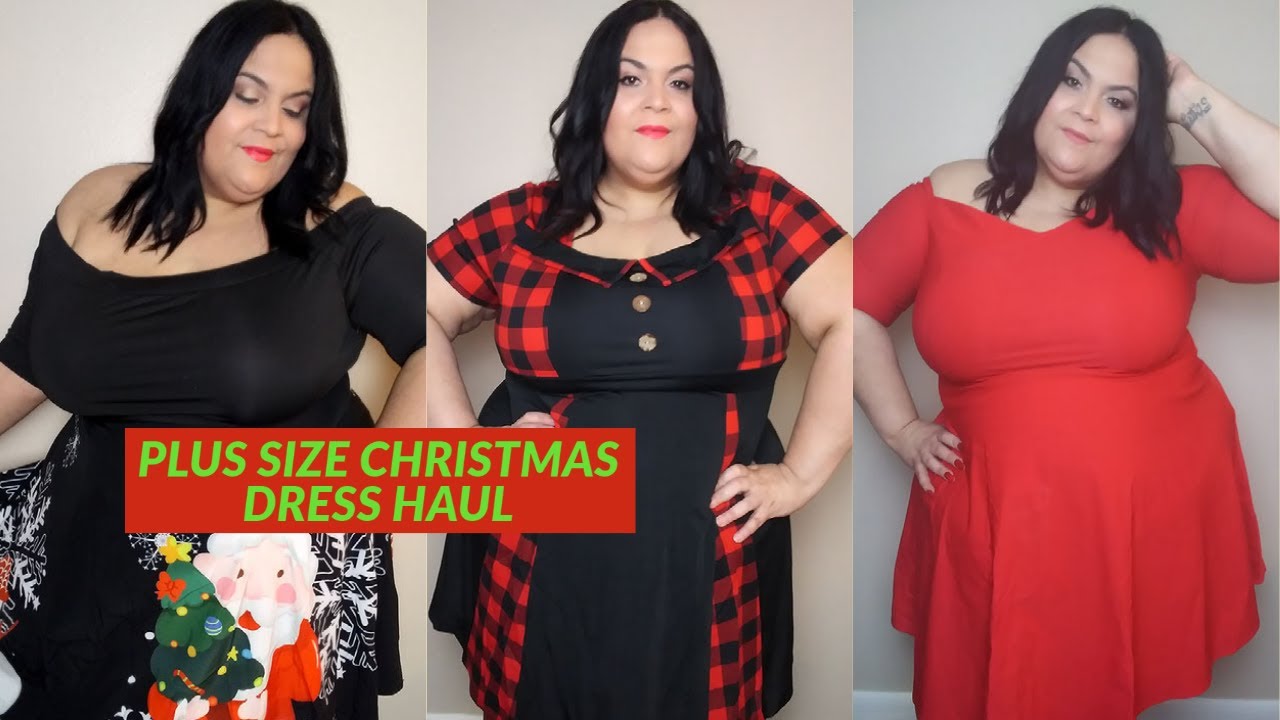 PLUS SIZE CHRISTMAS DRESSES | DRESSLILY AND AMAZON