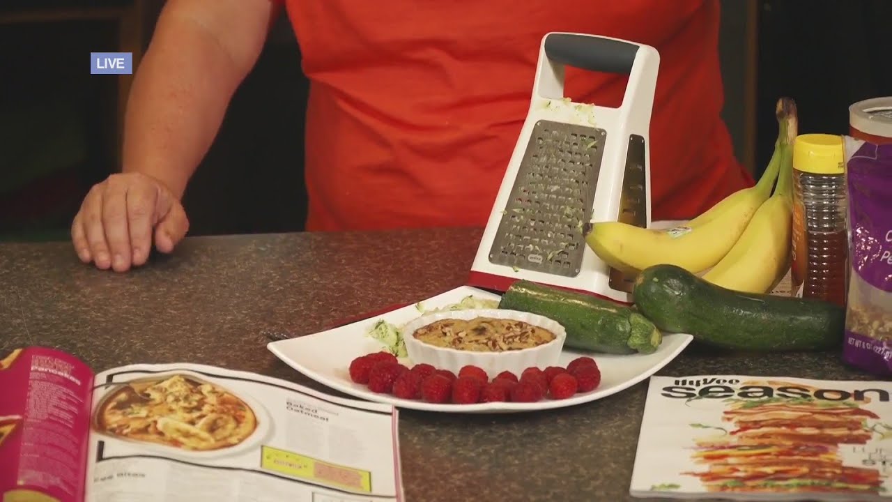 What's Cooking with HyVee Zucchini Bread Baked Oatmeal YouTube