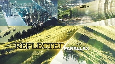 Reflected Parallax Slideshow - After Effects Template