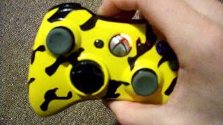 Custom RoL mod for Xbox 360 controller... yellow and black tiger